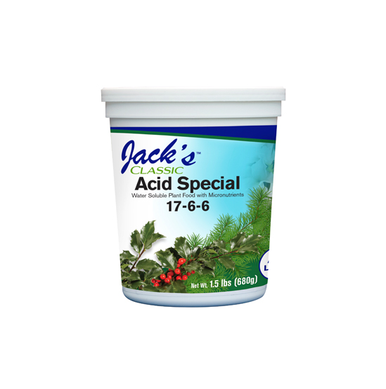 Acid Special 17-6-6 1.5 lb Jack - 12 per case - Fertilizers